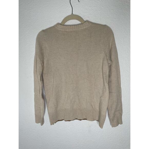 J. Crew Neutral Cream Sweater Womens size xsmall - Picture 3 of 5